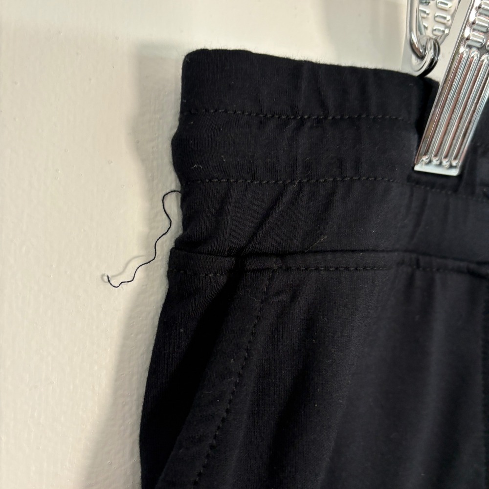 Kindred Bravely Women Lounge Shorts L Black Bamboo Spandex Drawstring Maternity - Picture 2 of 10